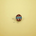 Ornate Gemstone Metal Bead