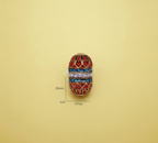 Multicolor Ornate Bead