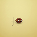 Ornate Red Beaded Charm