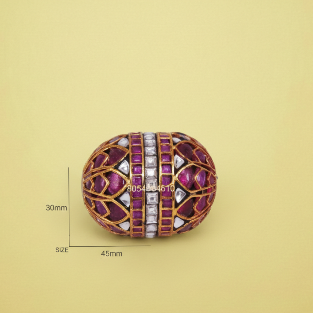 Ruby Polki Gems Bead