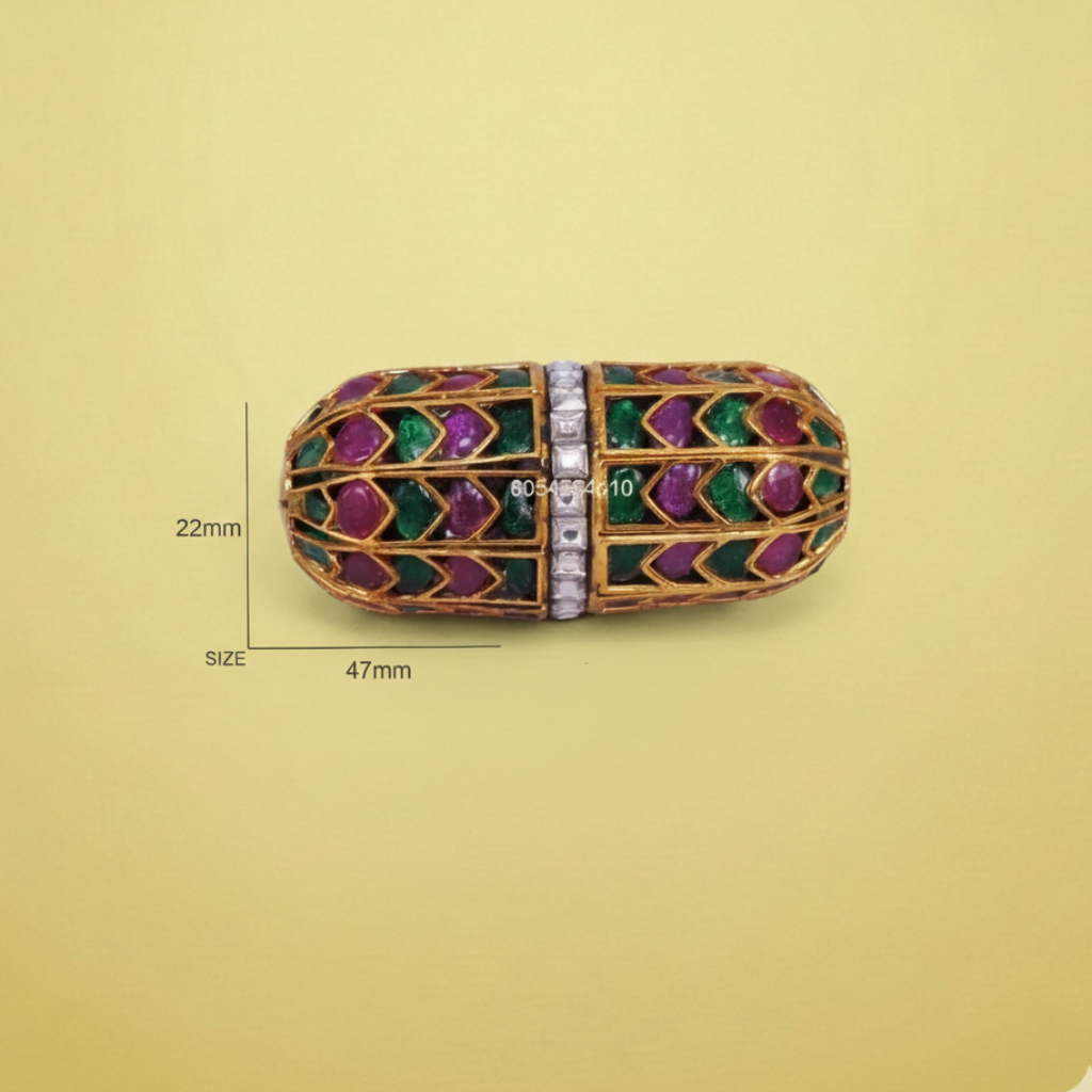 Gemstone Gold-Plated Bead