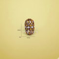 Geometric Diamond Bead