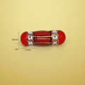Red Coral Zircon Bead