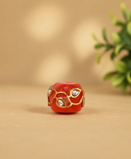 Coral Designer Bead Mini