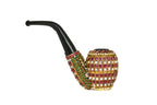 Luxury Gemstone Embellished Tobacco Pipe