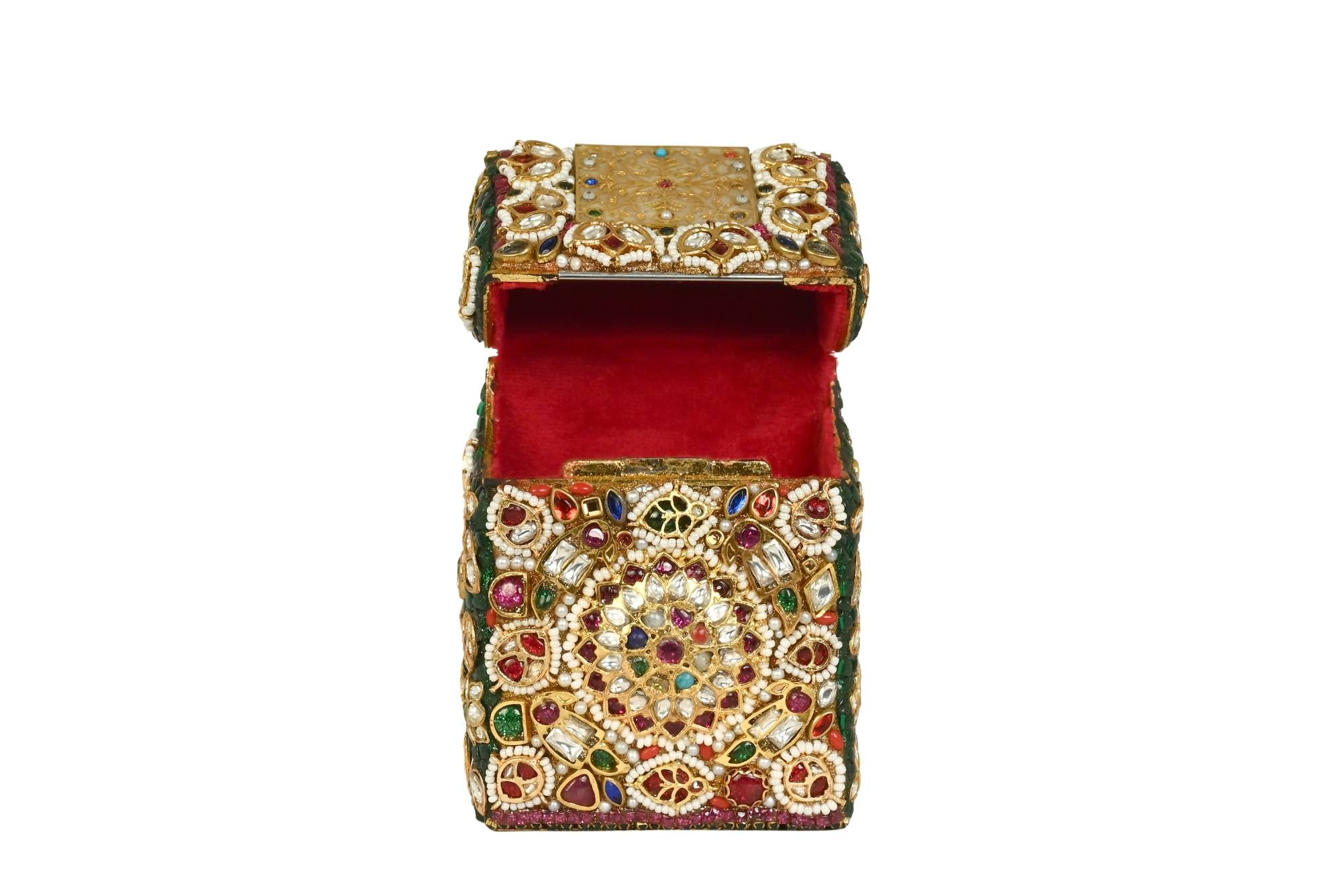 Ornate Jeweled Cigarette Box