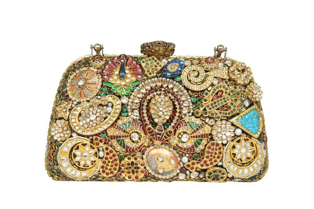 Ornate Gemstone Clutch