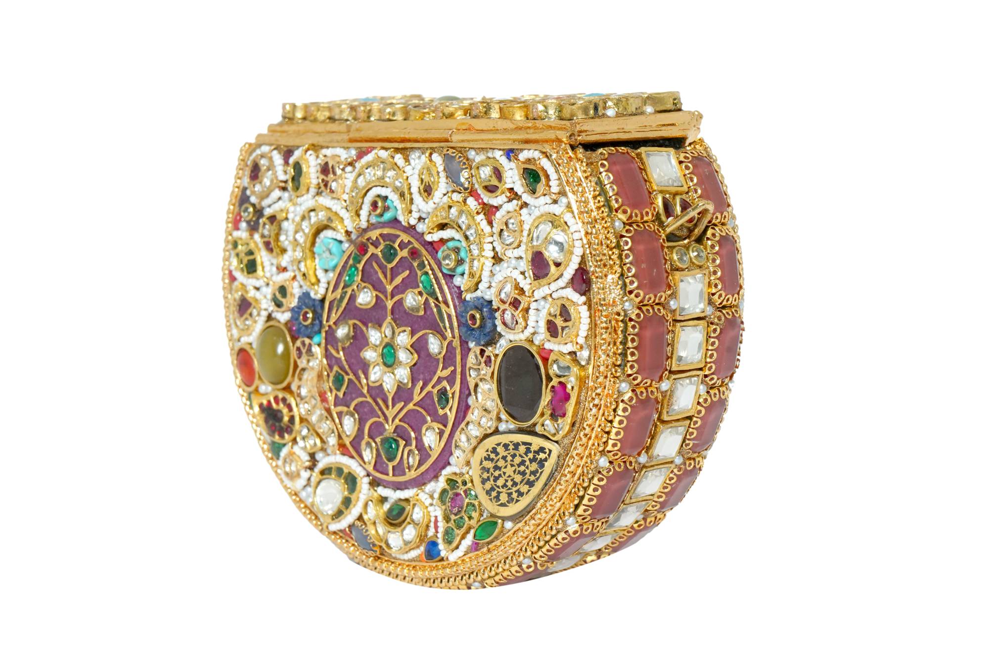 Ornate Gold & Multigemstone Clutch Bag