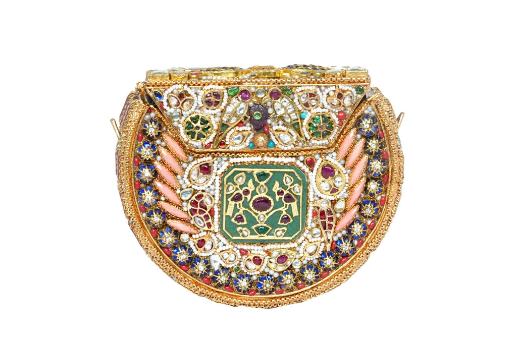 Ornate Jeweled Clutch Bag
