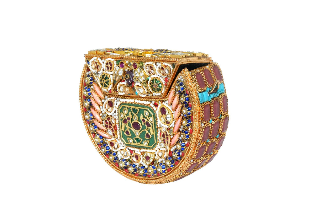 Ornate Jeweled Clutch Bag