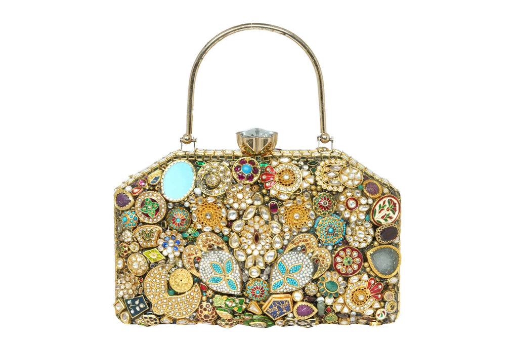 Traditional Jeweled Bridal & Evening Clutch
