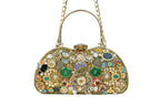 Jeweled Embellished Clutch Bag By Fluorite