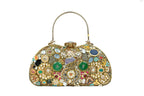 Jeweled Embellished Clutch Bag By Fluorite