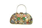 Jeweled Embellished Clutch Bag By Fluorite