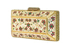 Jeweled Floral Evening Clutch