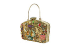 Embellished Jewel Clutch Bag By Fluorite