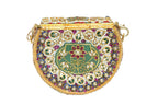 Handcrafted Embellished Minaudière Clutch
