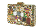Jewel-Encrusted Gold Clutch