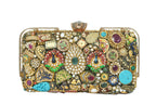 Ornate Gemstone & Enamel Embellished Clutch