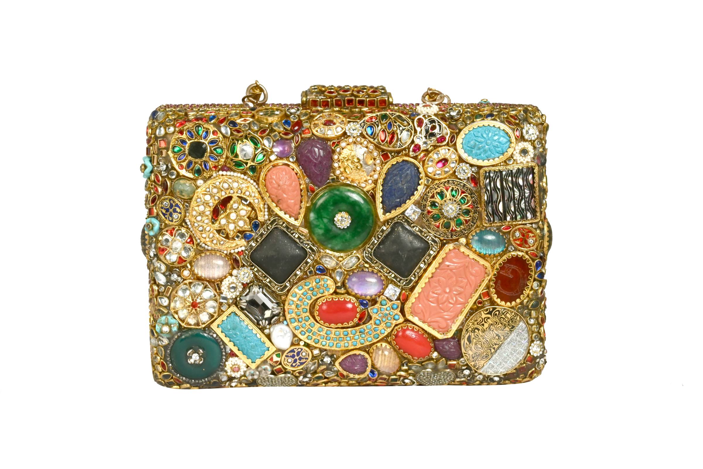 Adorn Gemstone Clutch Bag By Fluorite