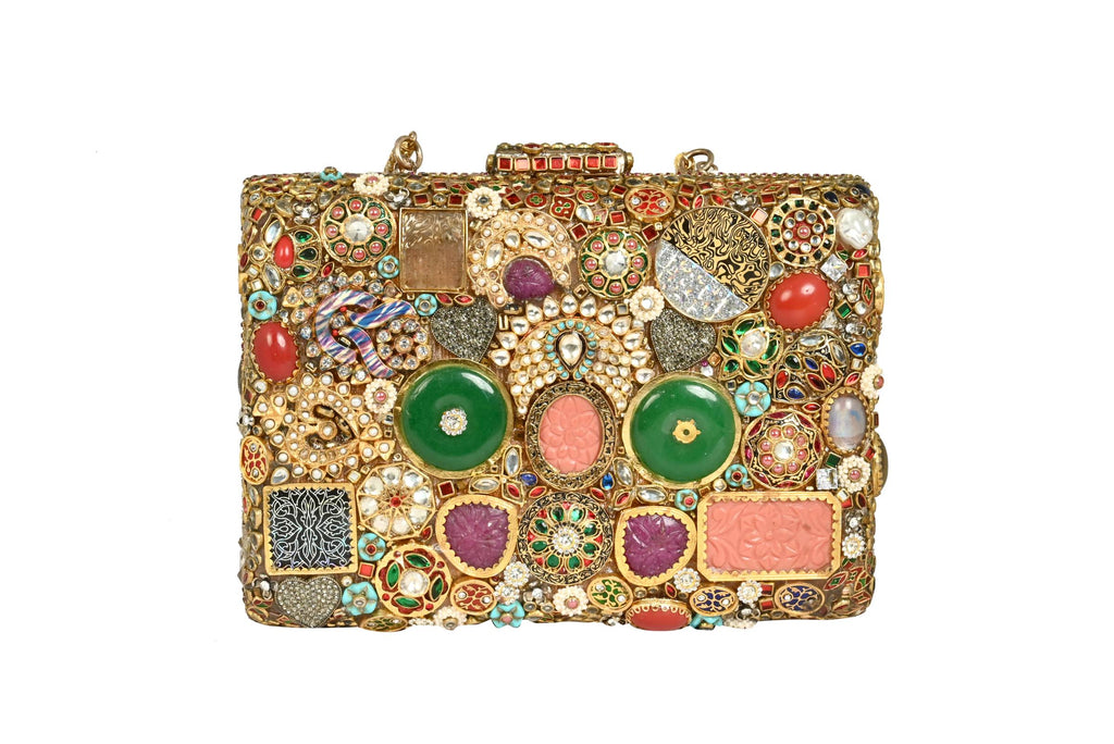 Adorn Gemstone Clutch Bag By Fluorite