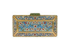 Ornate Red & Gold Gemstone Clutch