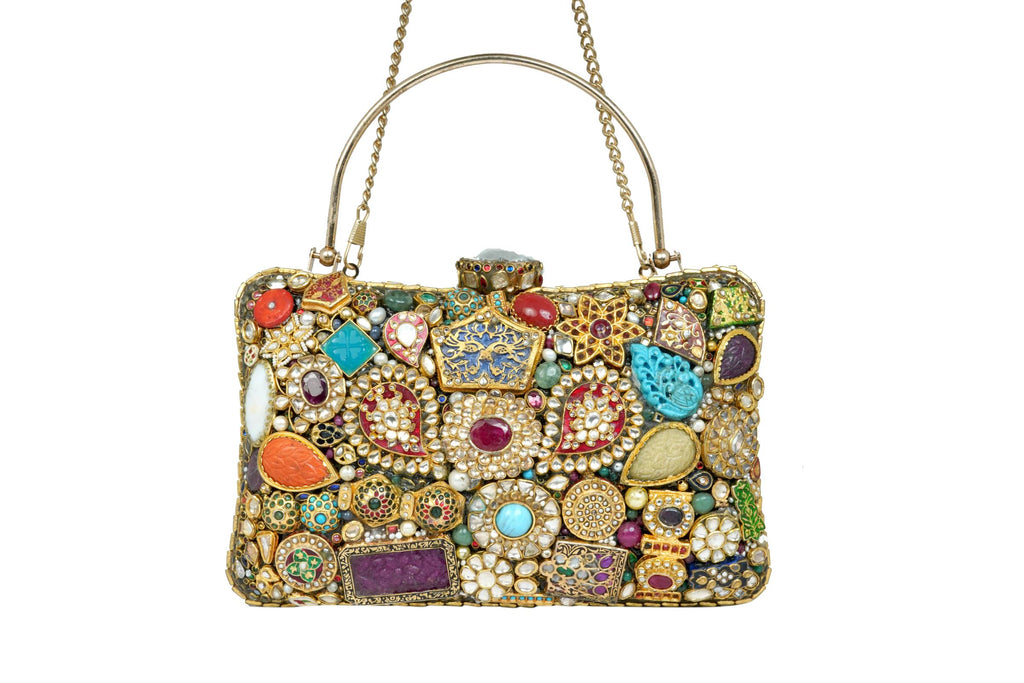 Adorn Gemstone Clutch By Fluorite