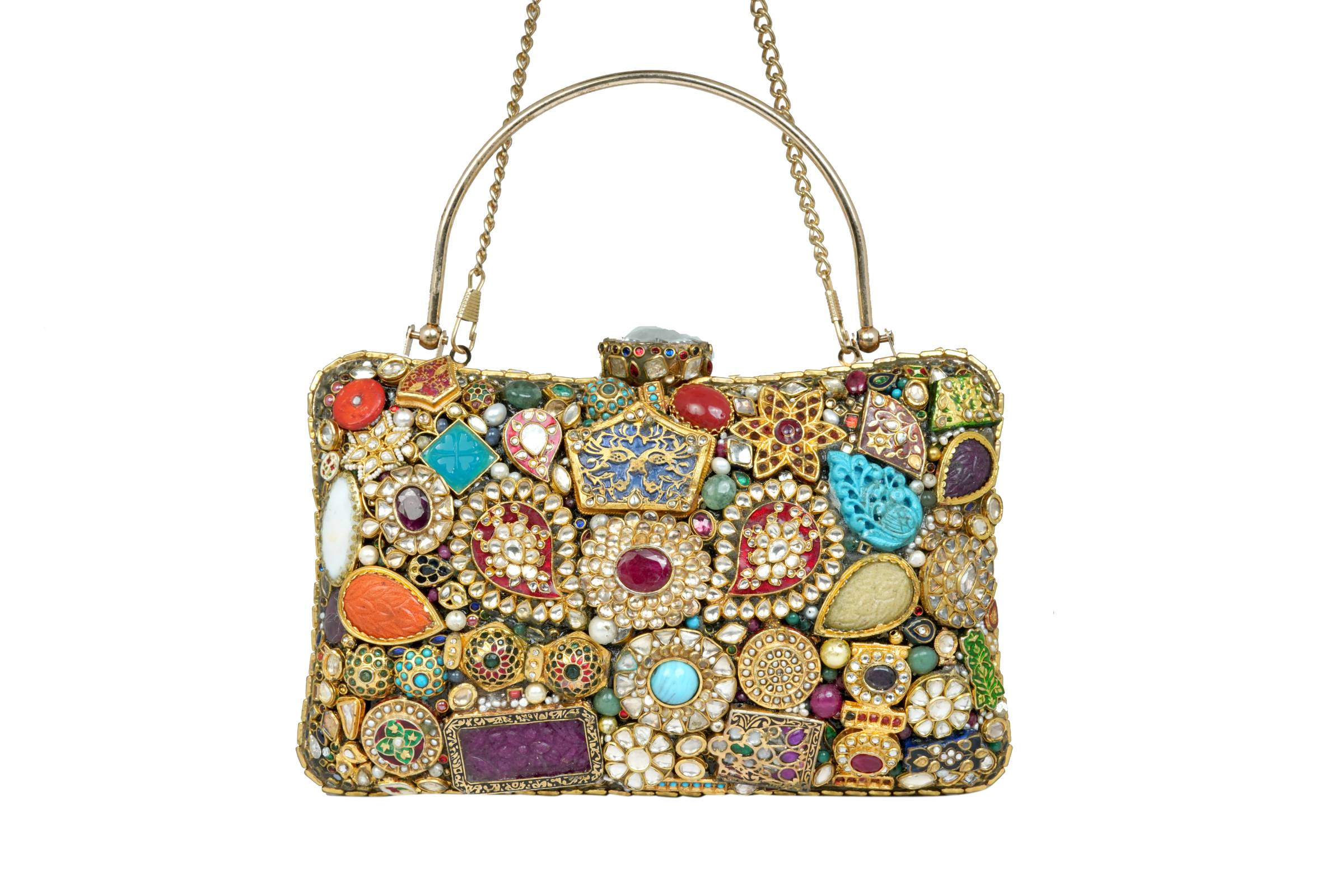 Adorn Gemstone Clutch By Fluorite