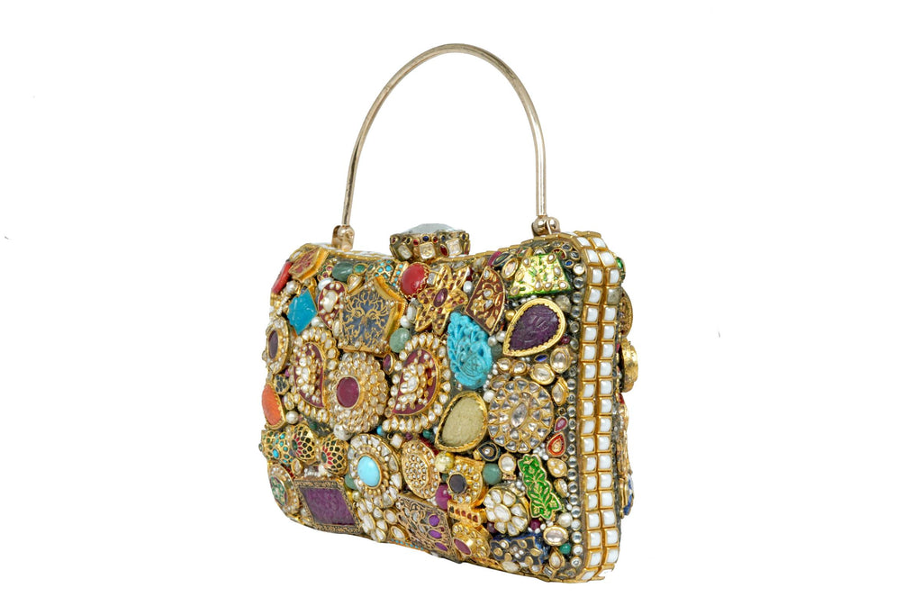 Adorn Gemstone Clutch By Fluorite