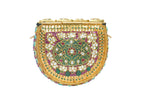 Ornate Multi-Gemstone Gold Clutch Bag