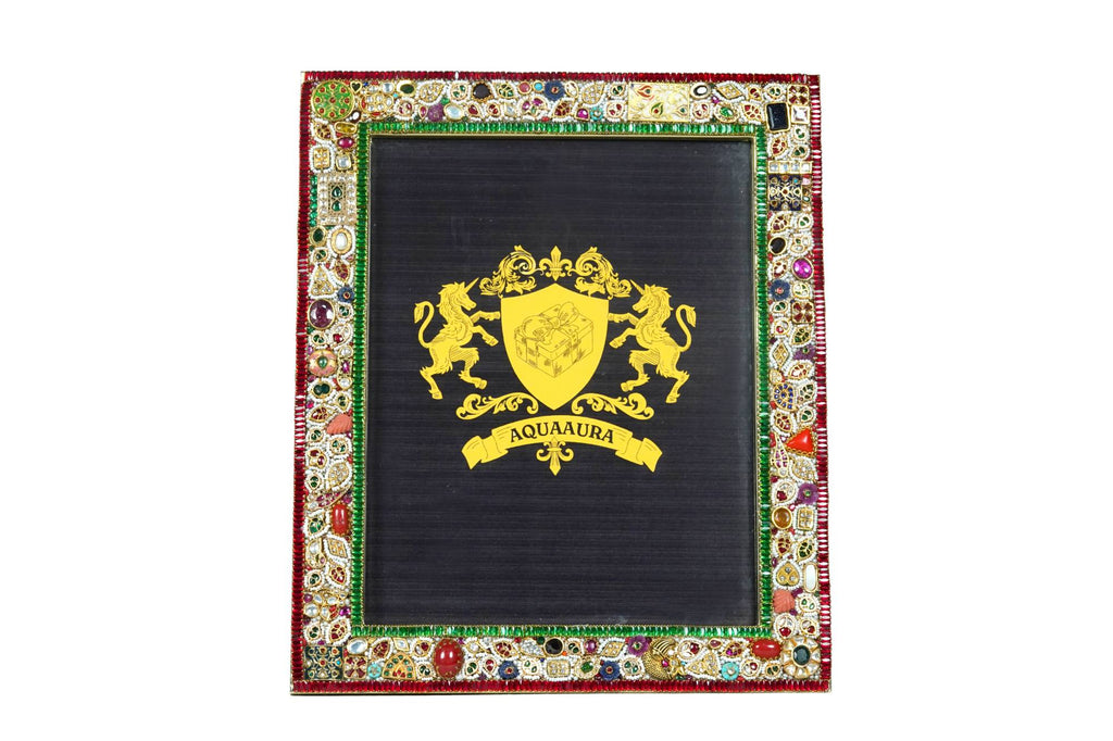 AQUAAURA Ornate Gemstone Decorative Frame