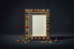 Ornate Gemstone Picture Frame