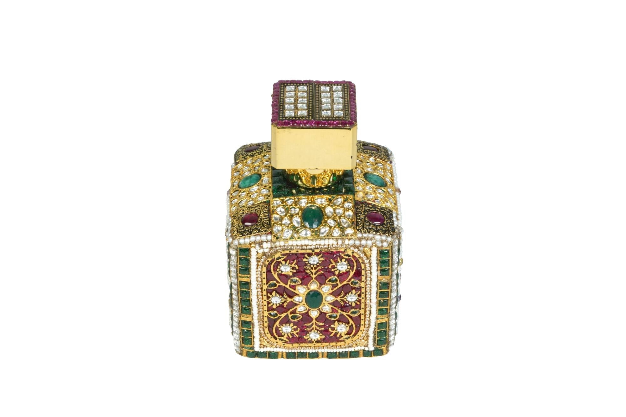 Exquisite Gemstone Attar Bottle