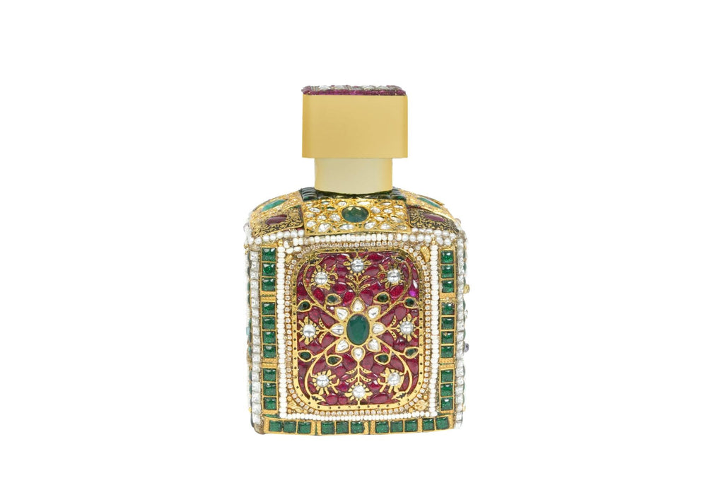 Exquisite Gemstone Attar Bottle