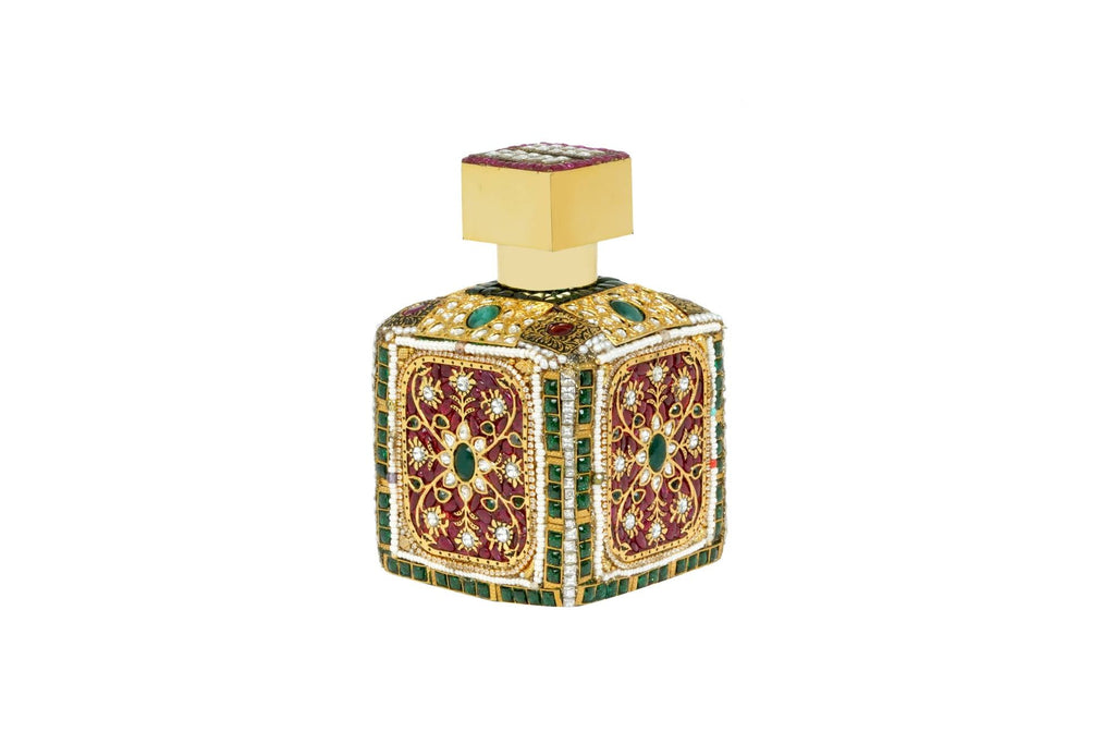 Exquisite Gemstone Attar Bottle