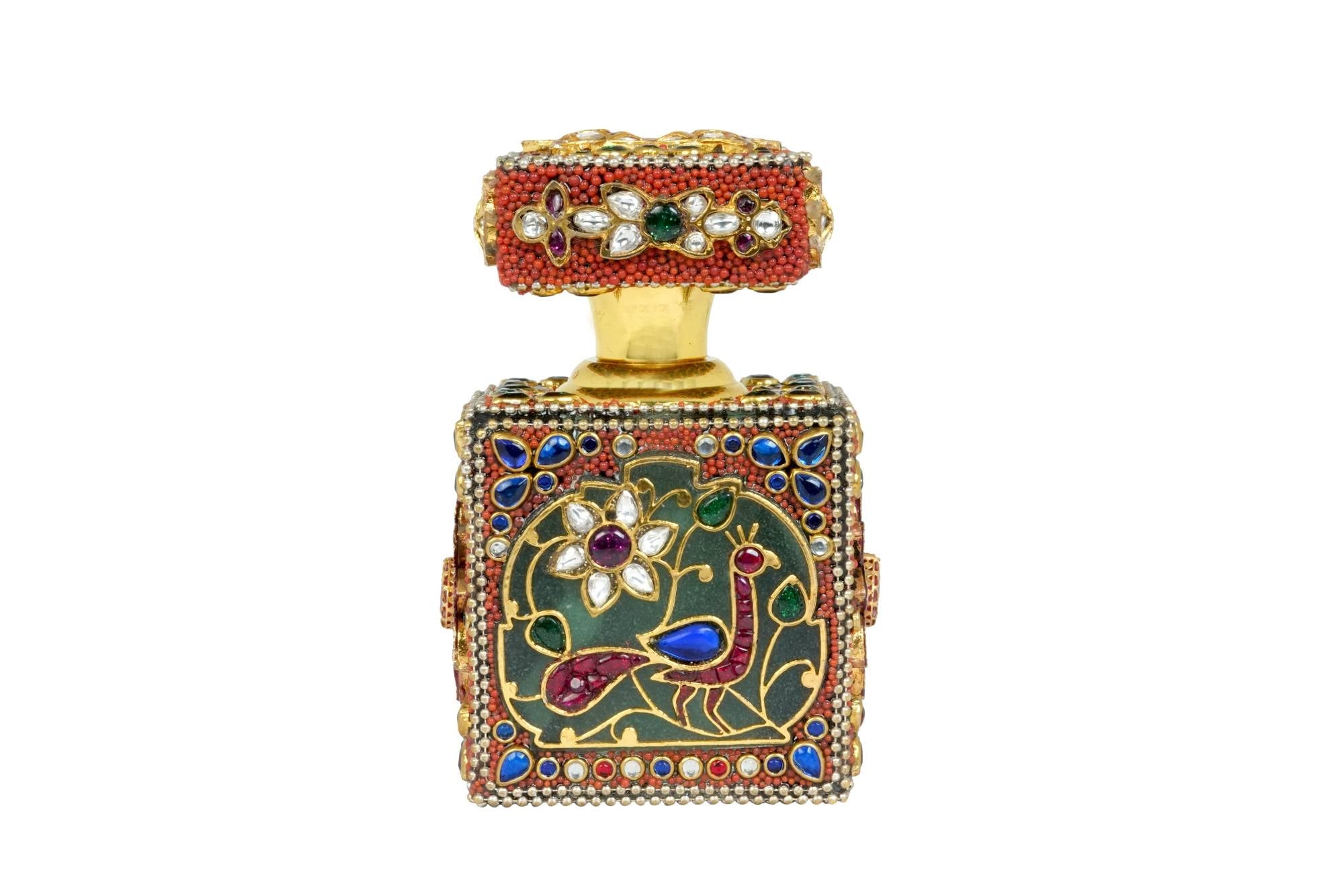 Ornate Gemmed Itar Perfume Bottle