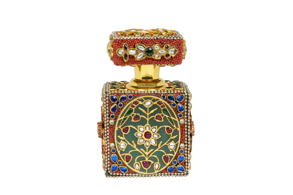 Ornate Gemmed Itar Perfume Bottle