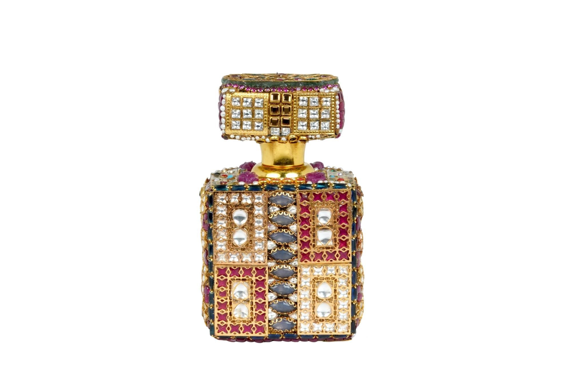 Ornate Jeweled Perfume Bottle