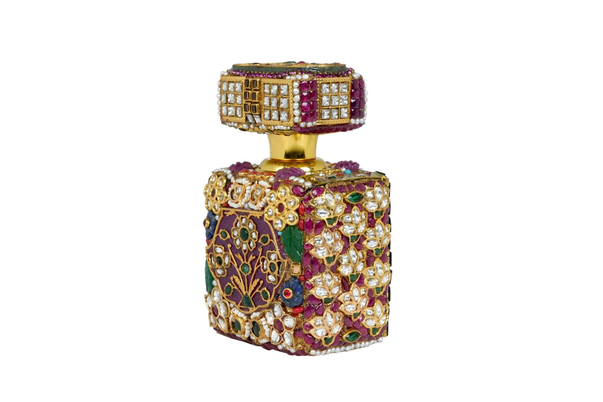 Ornate Jeweled Perfume Bottle