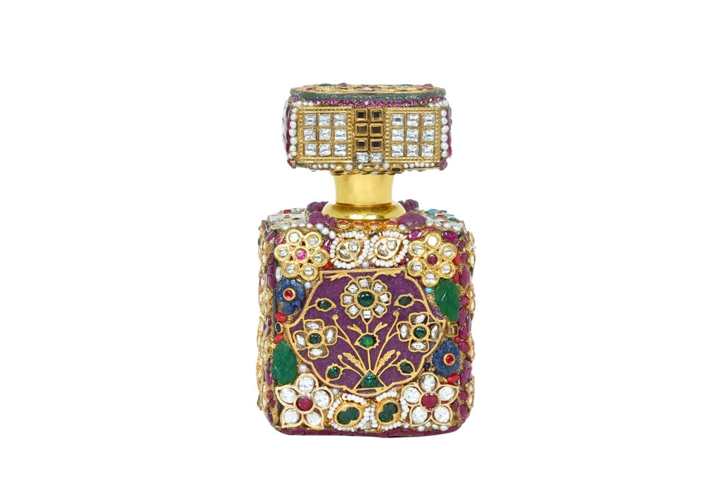 Exquisite Gemstone & Gold Itar Bottle