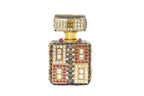 Exquisite Gemstone & Gold Itar Bottle