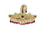 Kalgi with Kundan, Ruby, and Pearls