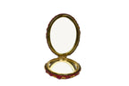 Ornate Gemstone Compact Mirror