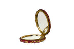 Ornate Gemstone Compact Mirror