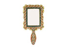 Ornate Jeweled Handheld Vanity Mirror