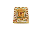 Vintage Gold Embellished Compact Mirror