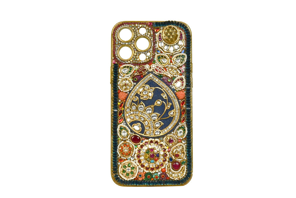 Handcrafted Ethnic Jeweled Mobile Cover