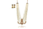 Multi-Strand Pearl and Kundan Necklace