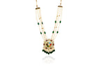 Pearl Emerald Jewellery Set By Fluorite