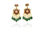 Pearl Emerald Jewellery Set By Fluorite